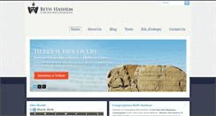 Desktop Screenshot of bethhashem.org